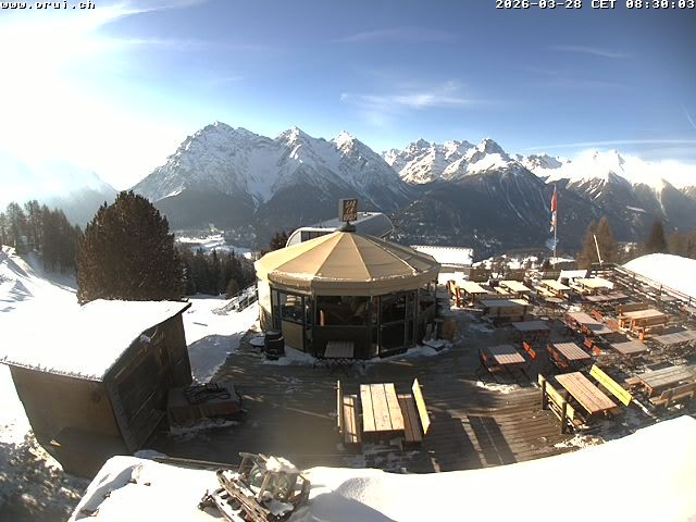 Archiv Foto Webcam Scuol: Bergstation Prui, Ftan