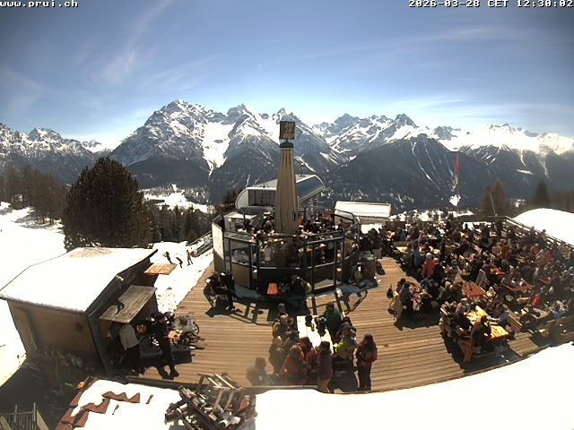 Archiv Foto Webcam Scuol: Bergstation Prui, Ftan