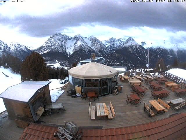 Archiv Foto Webcam Scuol: Bergstation Prui, Ftan