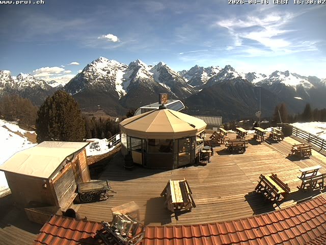 Archiv Foto Webcam Scuol: Bergstation Prui, Ftan