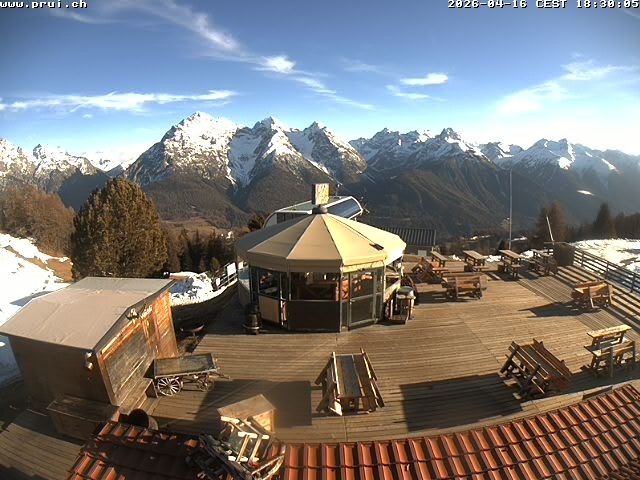 Archiv Foto Webcam Scuol: Bergstation Prui, Ftan