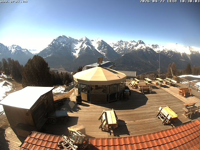 Archiv Foto Webcam Scuol: Bergstation Prui, Ftan