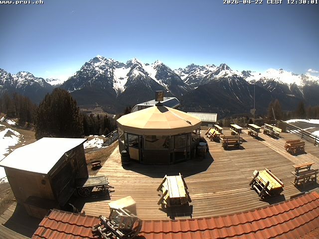 Archiv Foto Webcam Scuol: Bergstation Prui, Ftan