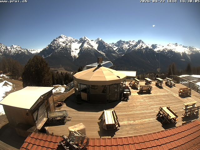 Archiv Foto Webcam Scuol: Bergstation Prui, Ftan