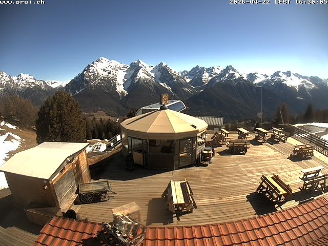 Archiv Foto Webcam Scuol: Bergstation Prui, Ftan