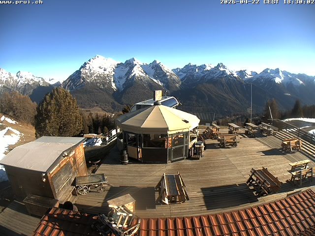 Archiv Foto Webcam Scuol: Bergstation Prui, Ftan