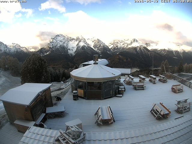 Archiv Foto Webcam Scuol: Bergstation Prui, Ftan