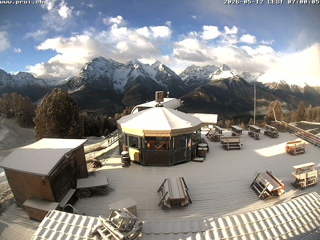 Archiv Foto Webcam Scuol: Bergstation Prui, Ftan