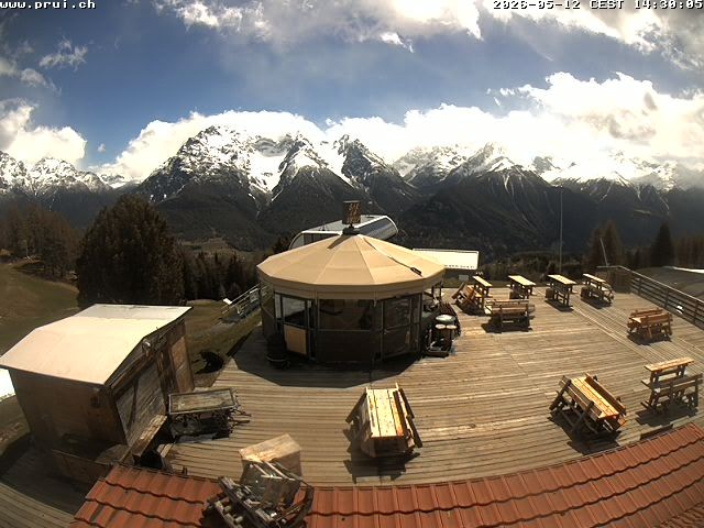 Archiv Foto Webcam Scuol: Bergstation Prui, Ftan