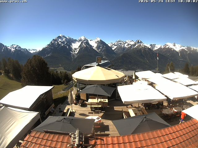 Archiv Foto Webcam Scuol: Bergstation Prui, Ftan