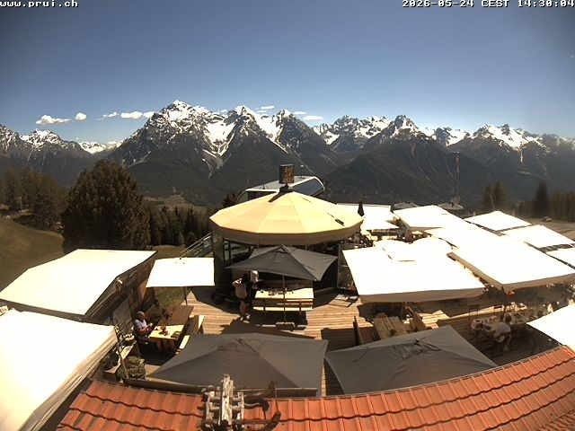 Archiv Foto Webcam Scuol: Bergstation Prui, Ftan