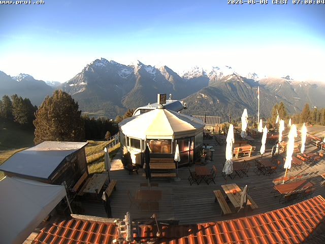 Archiv Foto Webcam Scuol: Bergstation Prui, Ftan