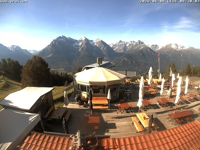 Archiv Foto Webcam Scuol: Bergstation Prui, Ftan
