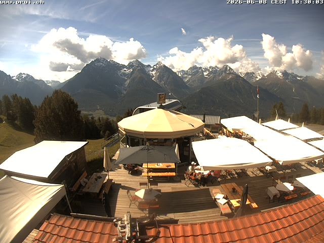 Archiv Foto Webcam Scuol: Bergstation Prui, Ftan