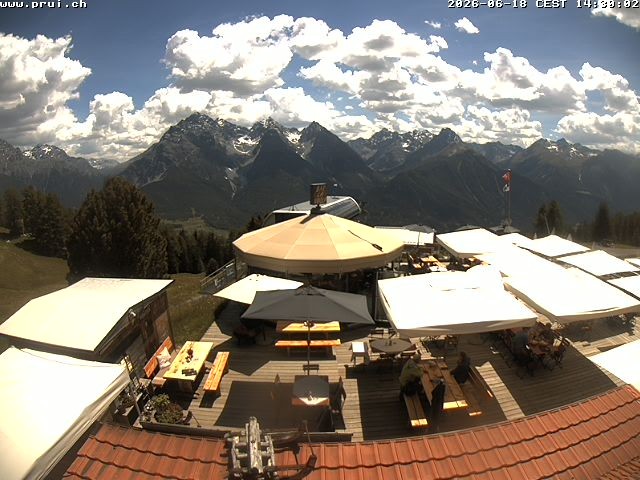 Archiv Foto Webcam Scuol: Bergstation Prui, Ftan
