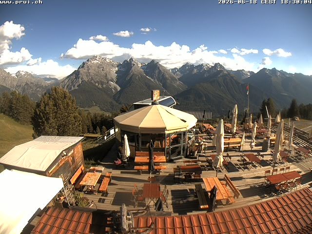 Archiv Foto Webcam Scuol: Bergstation Prui, Ftan
