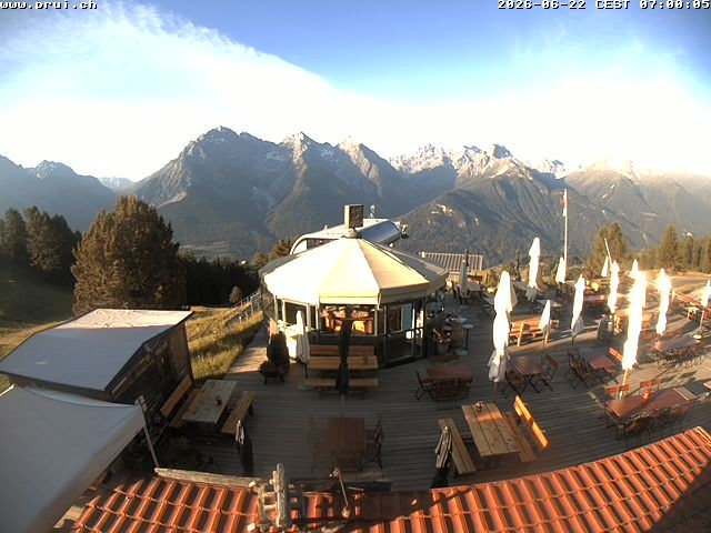 Archiv Foto Webcam Scuol: Bergstation Prui, Ftan