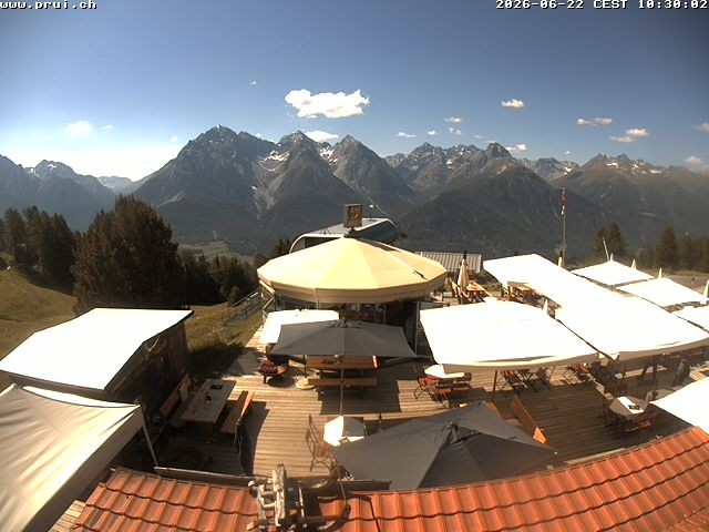 Archiv Foto Webcam Scuol: Bergstation Prui, Ftan