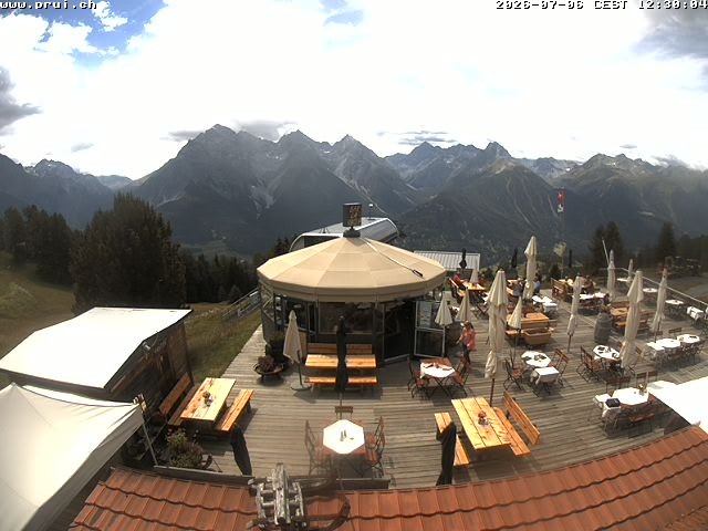 Archiv Foto Webcam Scuol: Bergstation Prui, Ftan