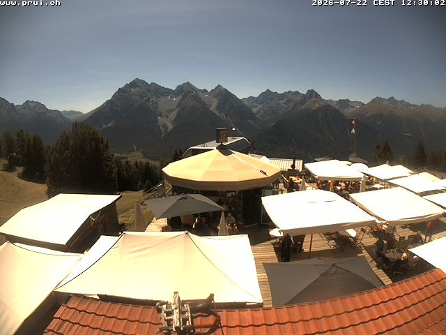 Archiv Foto Webcam Scuol: Bergstation Prui, Ftan