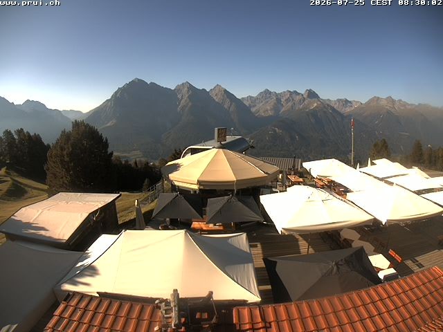Archiv Foto Webcam Scuol: Bergstation Prui, Ftan