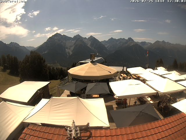 Archiv Foto Webcam Scuol: Bergstation Prui, Ftan