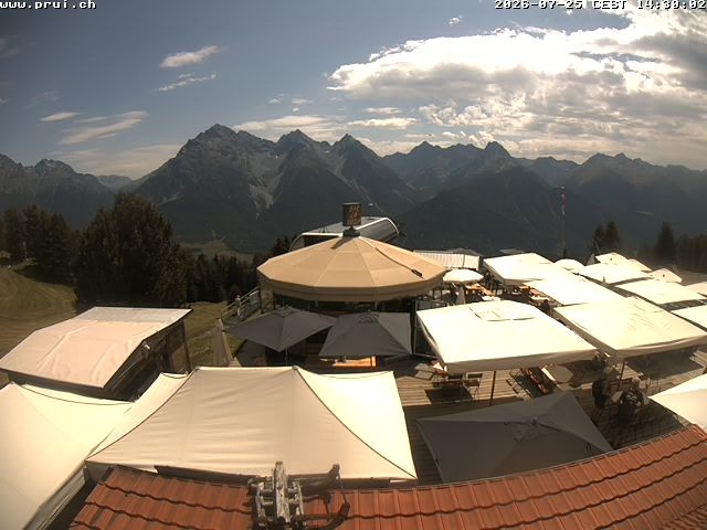 Archiv Foto Webcam Scuol: Bergstation Prui, Ftan