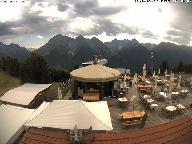 Archiv Foto Webcam Scuol: Bergstation Prui, Ftan