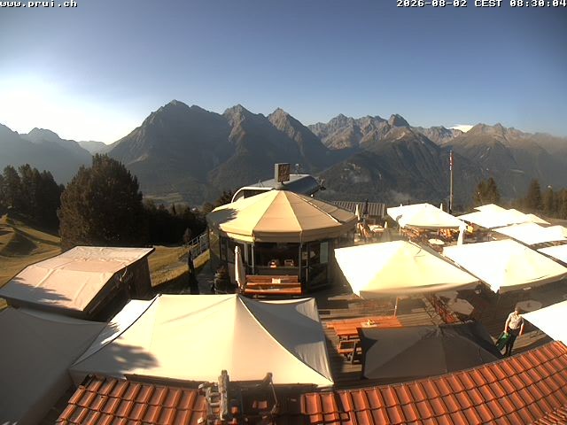 Archiv Foto Webcam Scuol: Bergstation Prui, Ftan