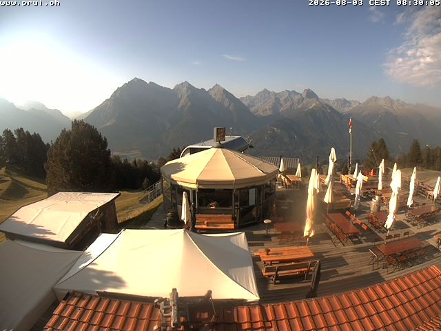 Archiv Foto Webcam Scuol: Bergstation Prui, Ftan