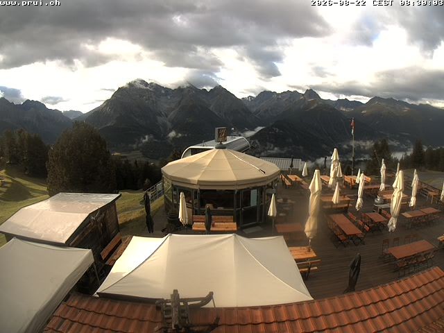 Archiv Foto Webcam Scuol: Bergstation Prui, Ftan
