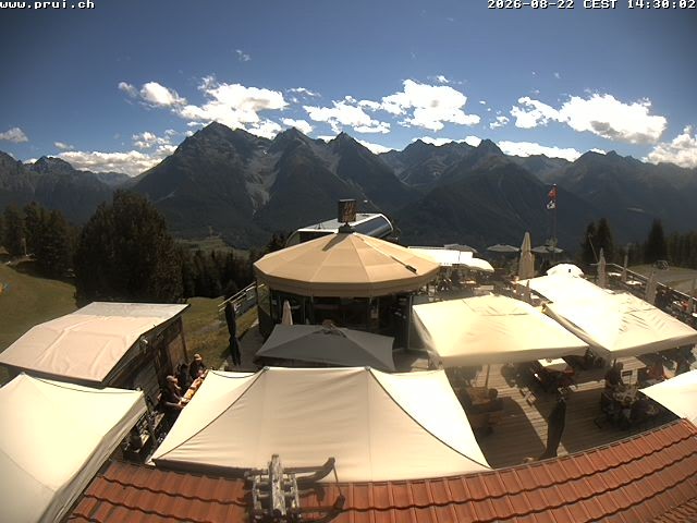 Archiv Foto Webcam Scuol: Bergstation Prui, Ftan