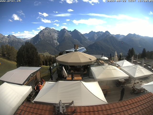 Archiv Foto Webcam Scuol: Bergstation Prui, Ftan