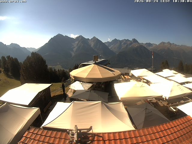 Archiv Foto Webcam Scuol: Bergstation Prui, Ftan