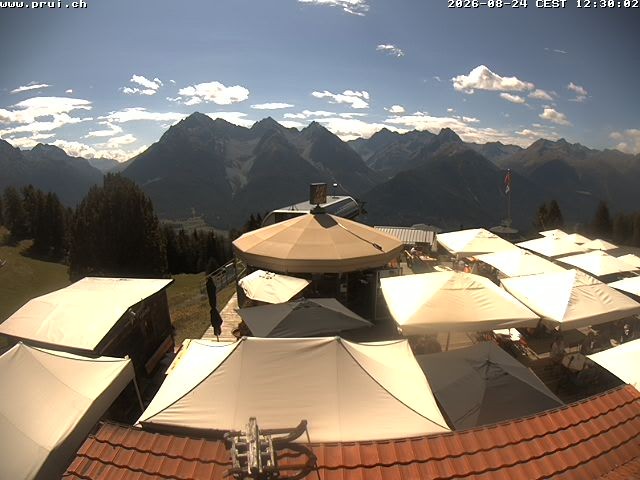 Archiv Foto Webcam Scuol: Bergstation Prui, Ftan