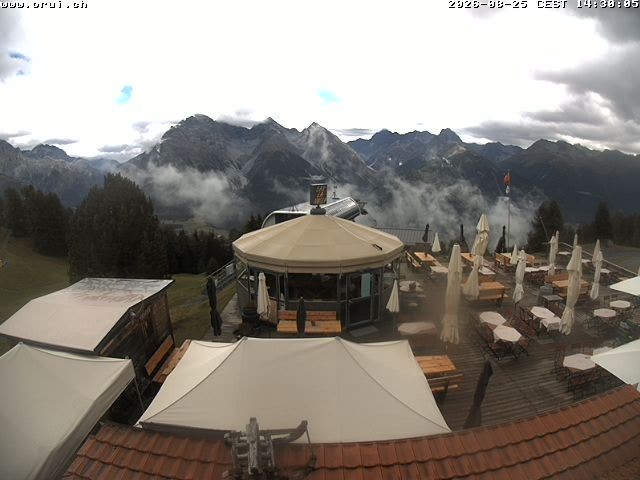 Archiv Foto Webcam Scuol: Bergstation Prui, Ftan