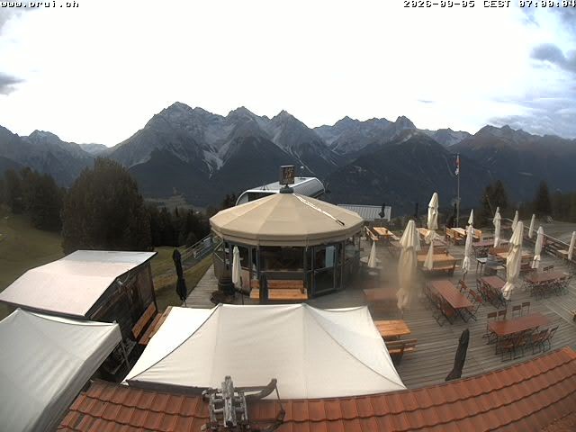 Archiv Foto Webcam Scuol: Bergstation Prui, Ftan