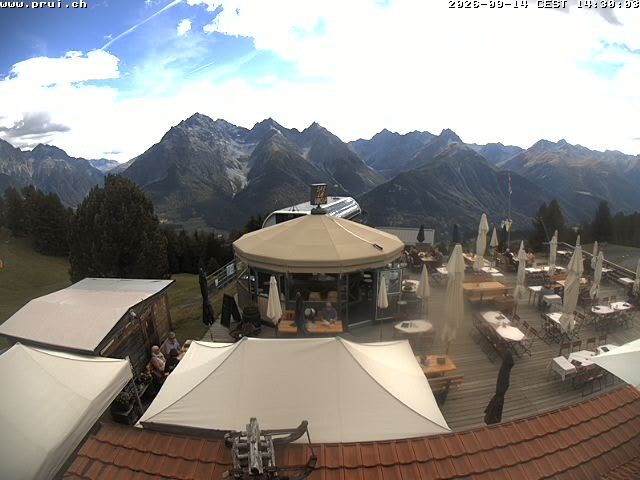 Archiv Foto Webcam Scuol: Bergstation Prui, Ftan