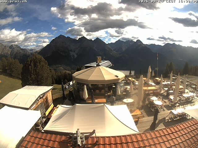 Archiv Foto Webcam Scuol: Bergstation Prui, Ftan