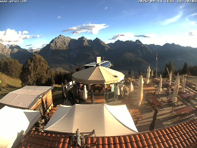 Archiv Foto Webcam Scuol: Bergstation Prui, Ftan