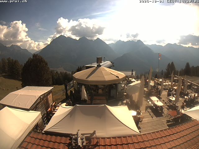 Archiv Foto Webcam Scuol: Bergstation Prui, Ftan