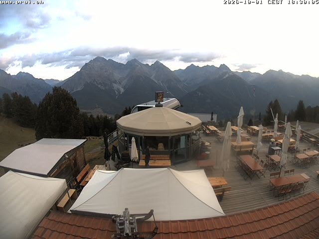 Archiv Foto Webcam Scuol: Bergstation Prui, Ftan