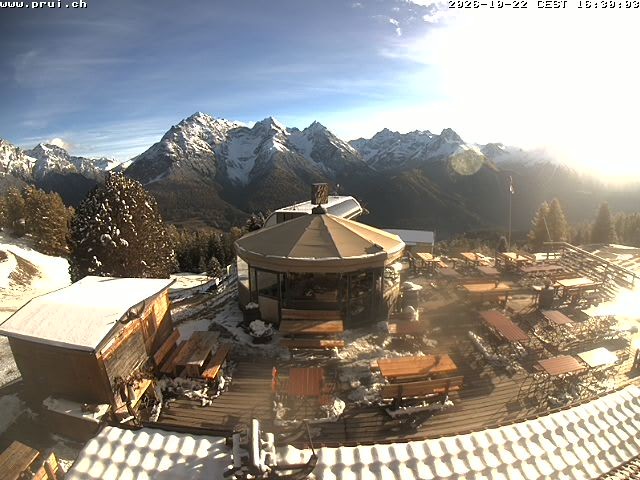 Archiv Foto Webcam Scuol: Bergstation Prui, Ftan