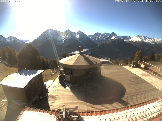 Archiv Foto Webcam Scuol: Bergstation Prui, Ftan