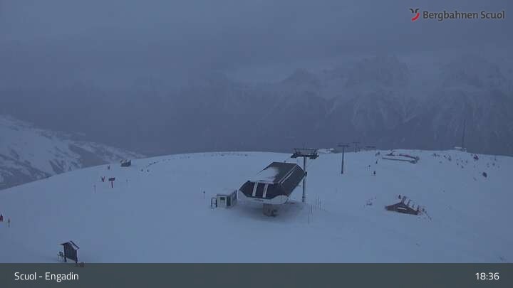 Archived image Webcam Mountain Schlivera, Scuol in Grisons