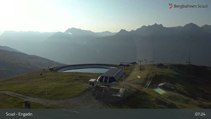 Archived image Webcam Mountain Schlivera, Scuol in Grisons