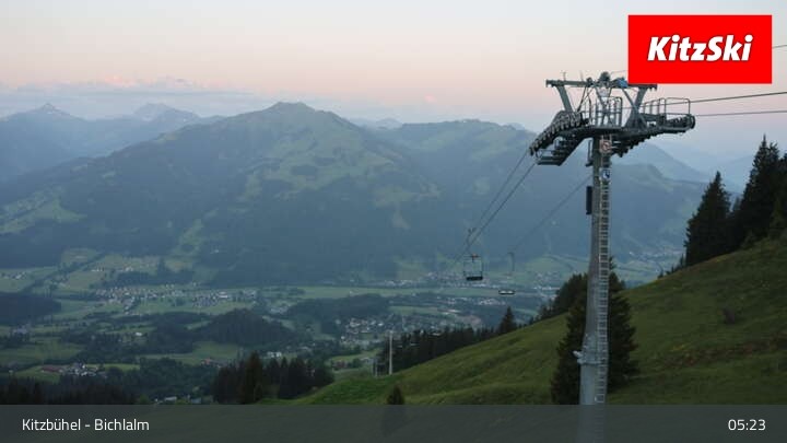 Archived image Webcam Bichlalm (Kitzbühel)