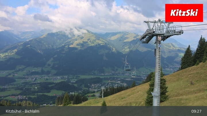 Archived image Webcam Bichlalm (Kitzbühel)
