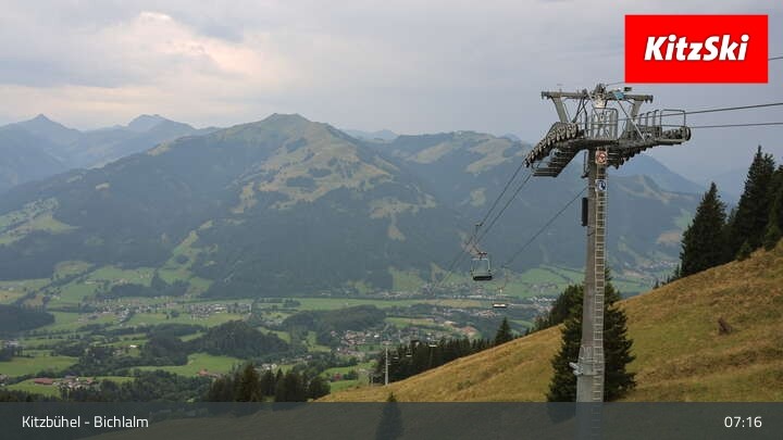 Archived image Webcam Bichlalm (Kitzbühel)