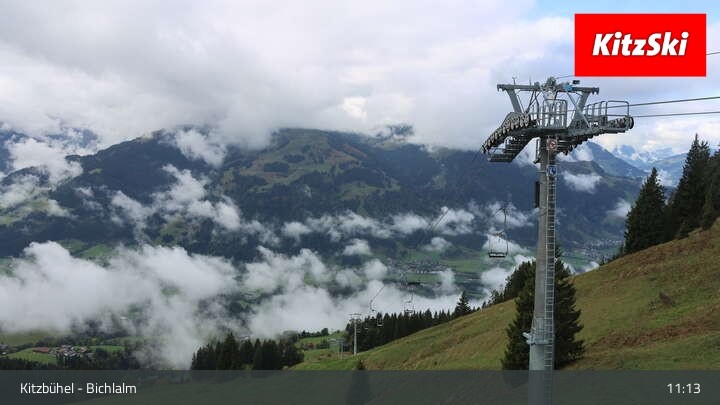 Archiv Foto Webcam Bichlalm in Kitzbühel